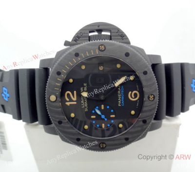Swiss Grade New Panerai PAM616 Replica Watch Forged Carbon P9000 Movement